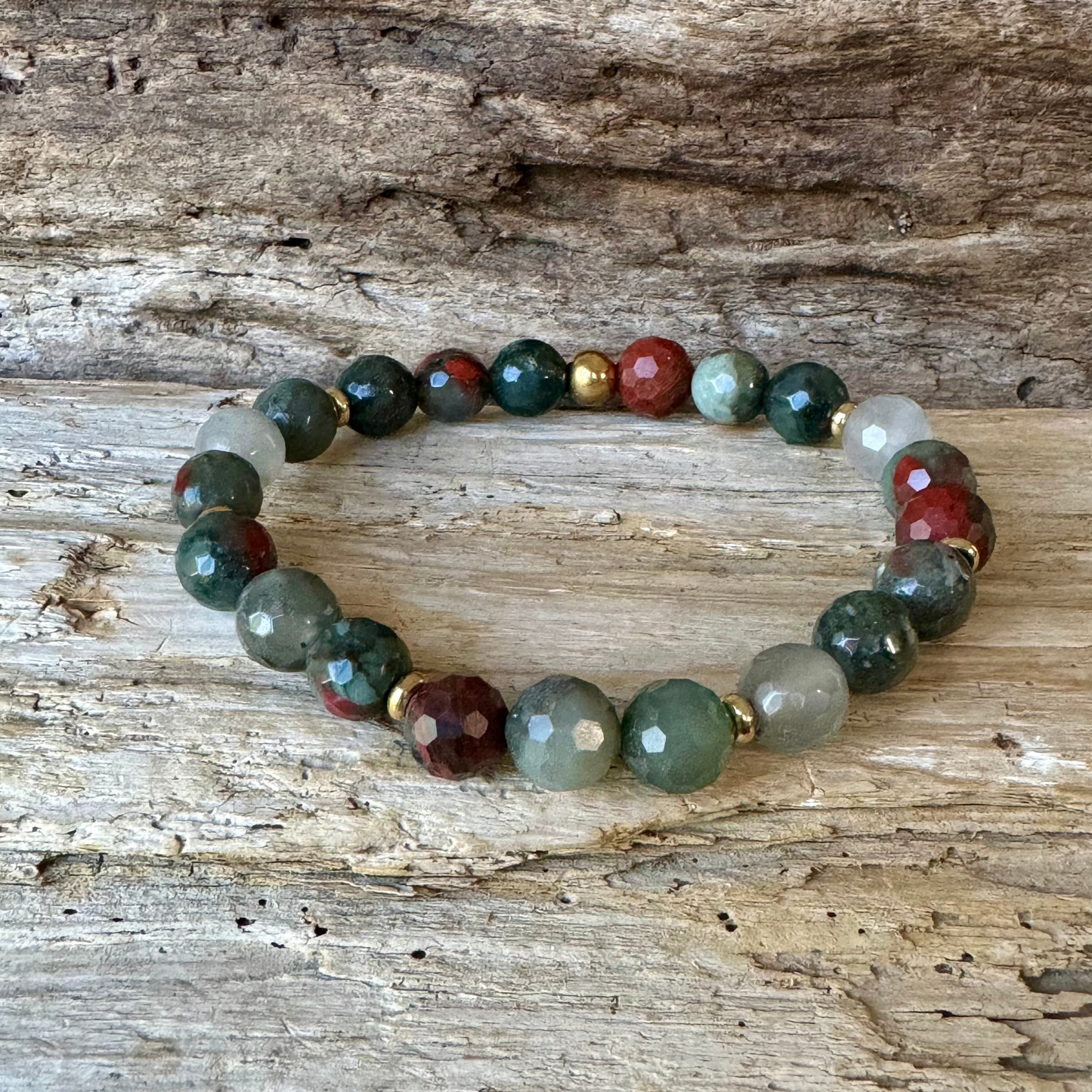 African 'bloodstone' &amp; Pink hematite